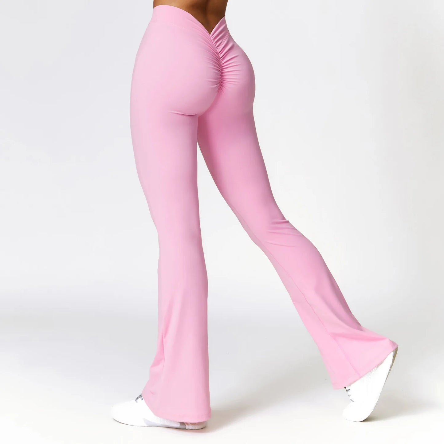 DALIA - Peach Lift Flare Pants