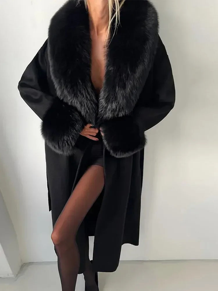 DALIA - Woolen Coat Women Chic Long