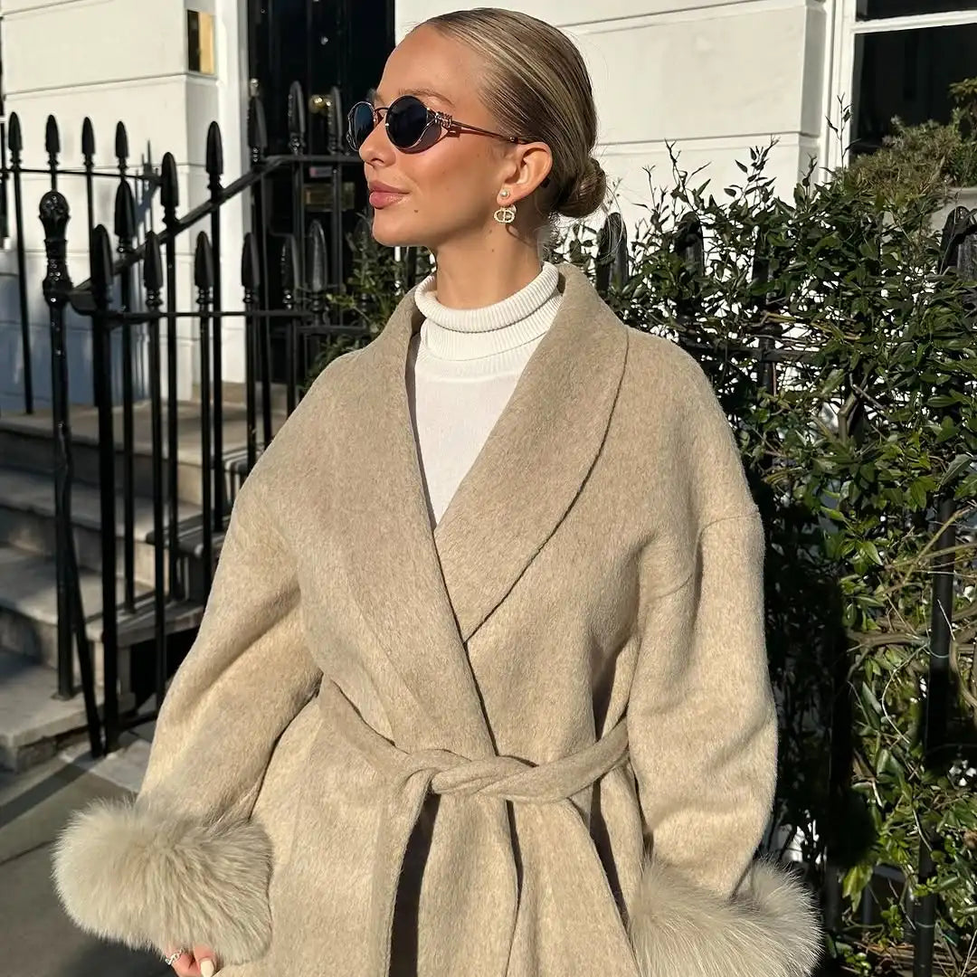 DALIA - Woolen Coat Women Chic Short