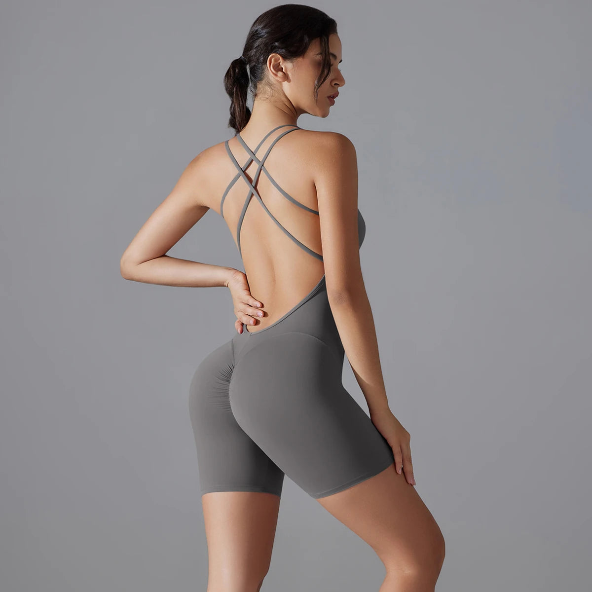 DALIA - Push-up yoga jumpsuit/jumpsuit/short