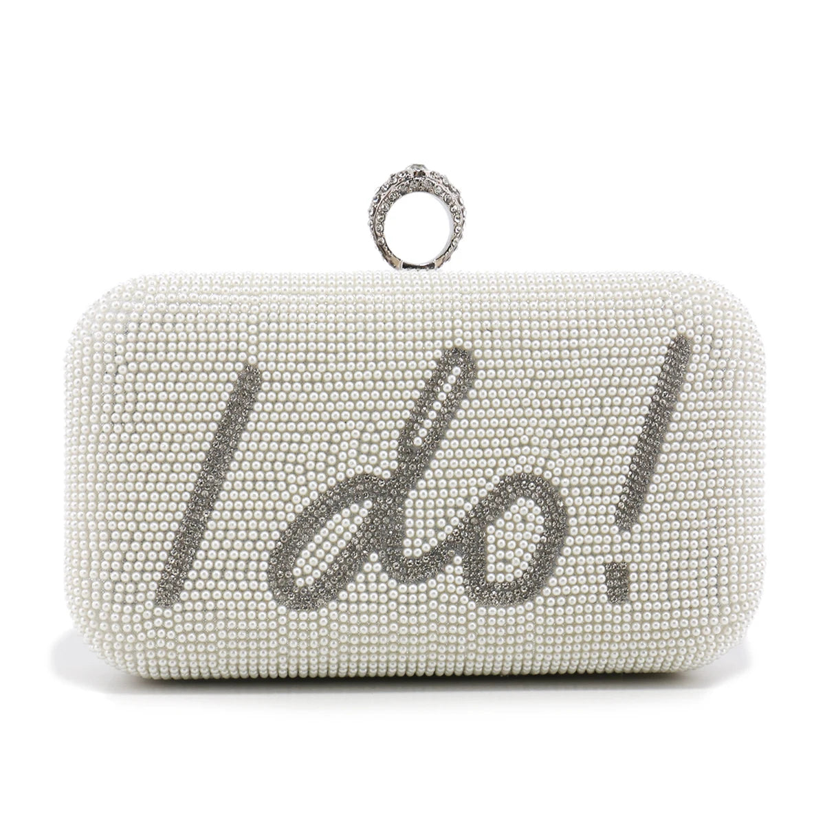 DALIA - “I Do” Pearl Bridal Clutch