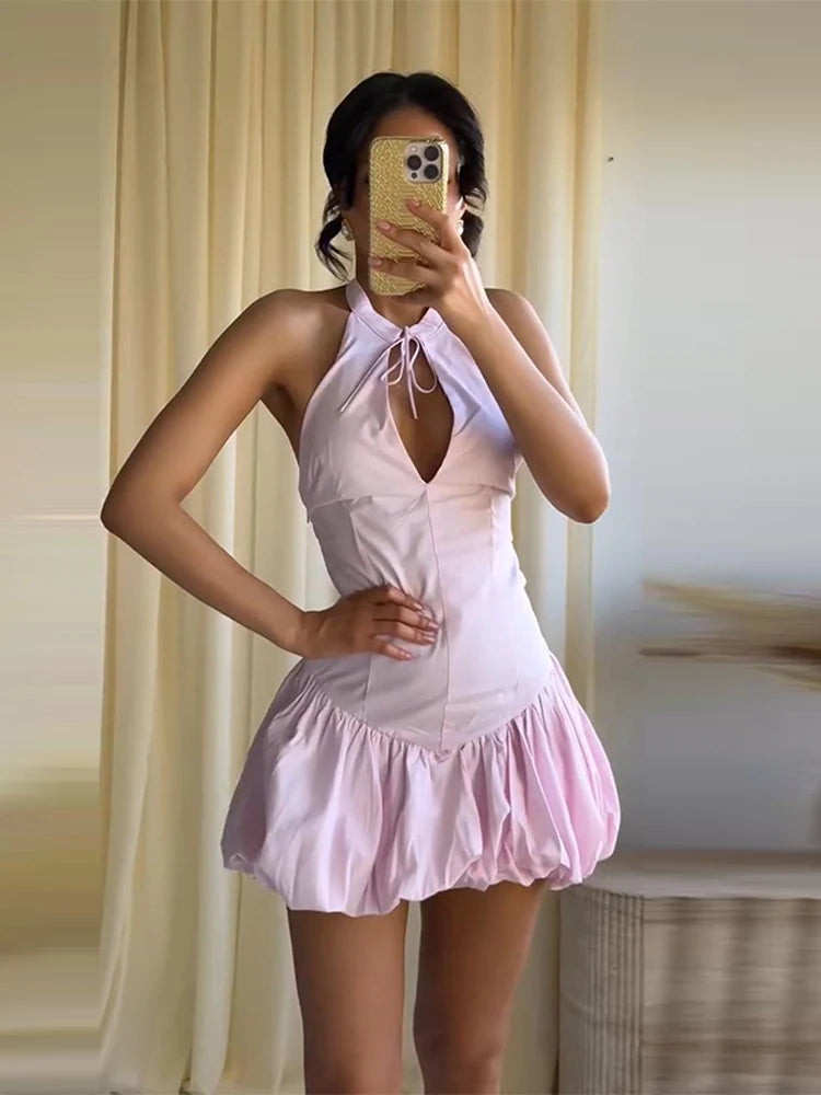 DALIA - Spring Chic Daily Dress Pink