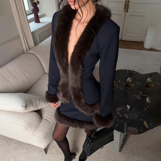 DALIA - Chic Fur Set