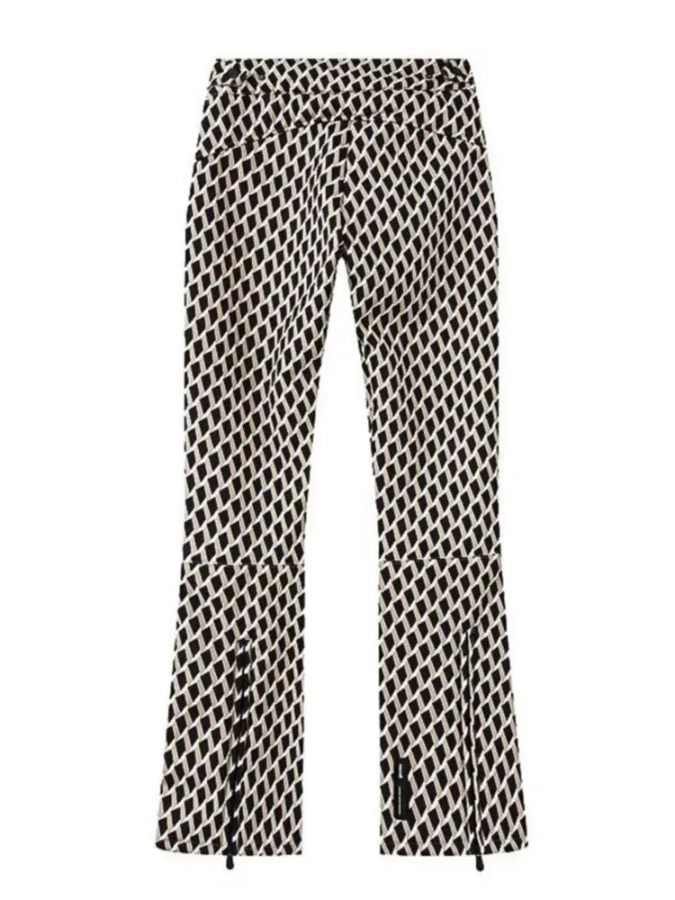 DALIA - Elegant Windproof Skiing Pants Lattice
