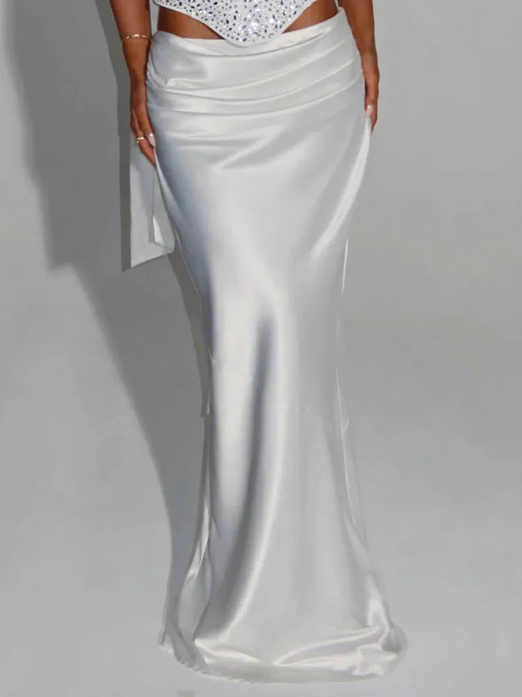 DALIA - Sparkle Corset Satin Set