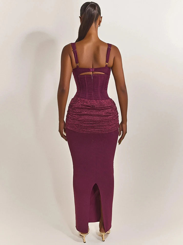 DALIA - Valentine Bodycon Dress - Red