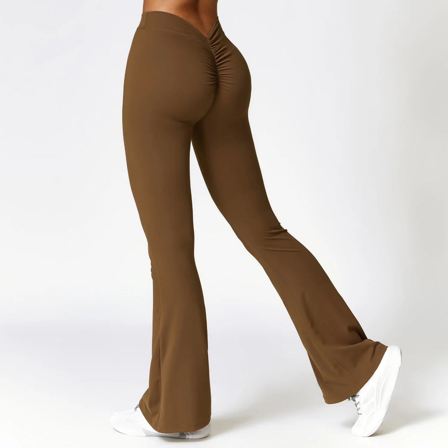 DALIA - Peach Lift Flare Pants