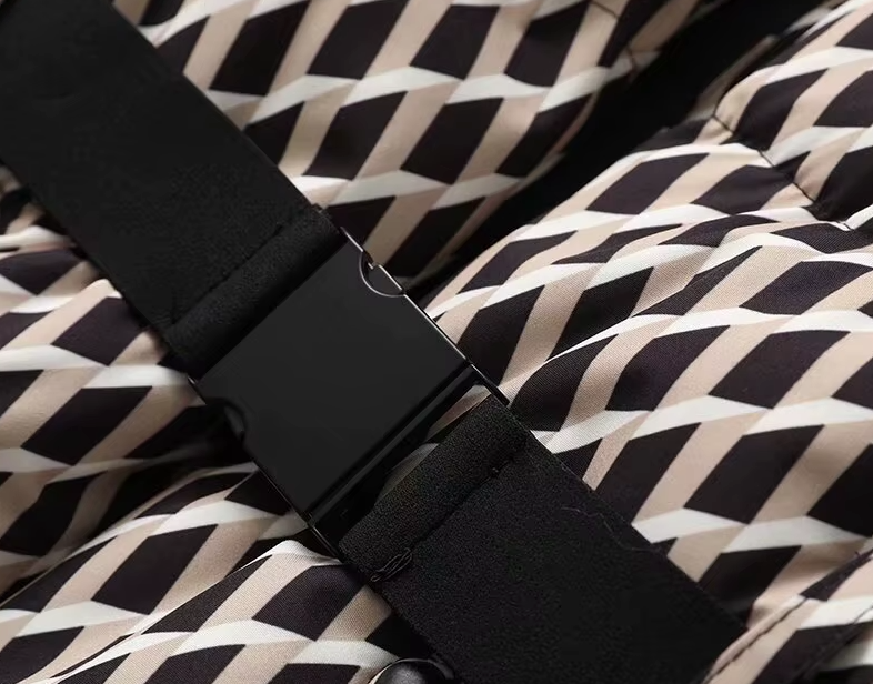 DALIA - Parka Elegant Windproof Skiing Jacket Lattice