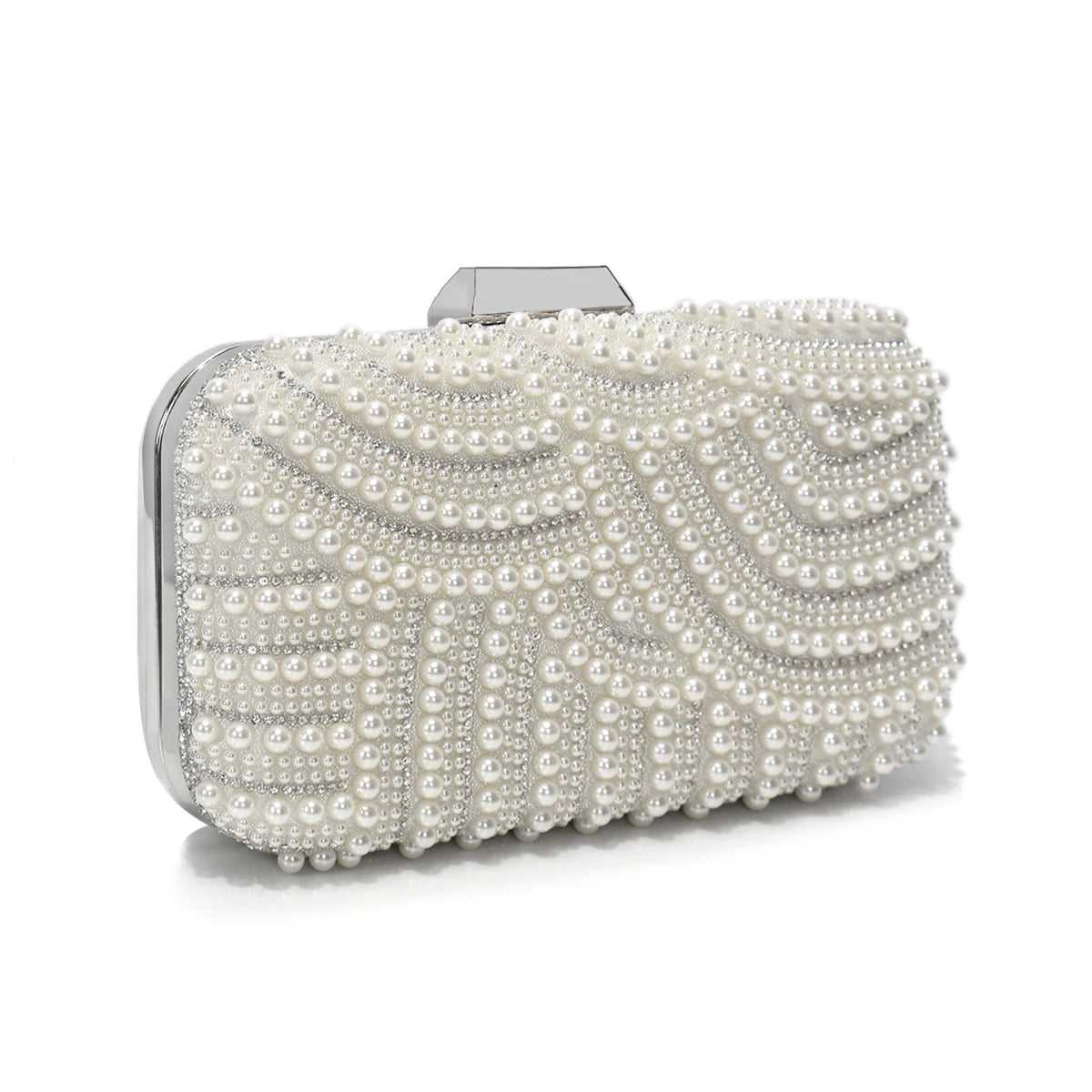 DALIA - Pearl Embellished Evening Clutch