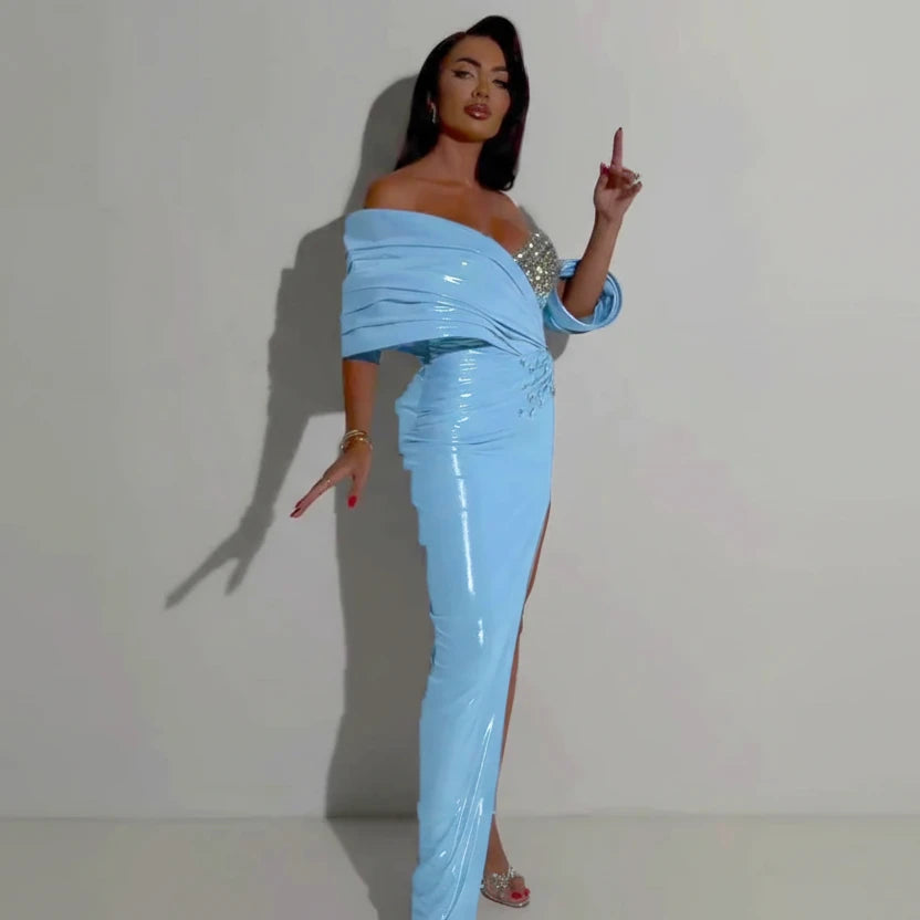 DALIA - Dubai Bandage Off Shoulder Dress