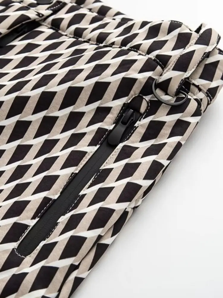 DALIA - Elegant Windproof Skiing Pants Lattice