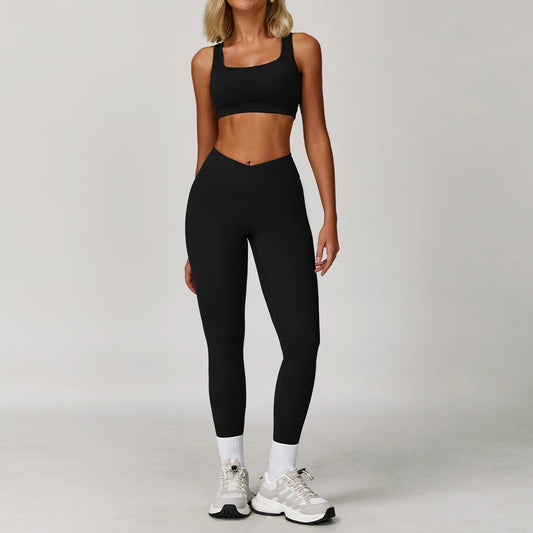 DALIA - Legging en top met hoge taille