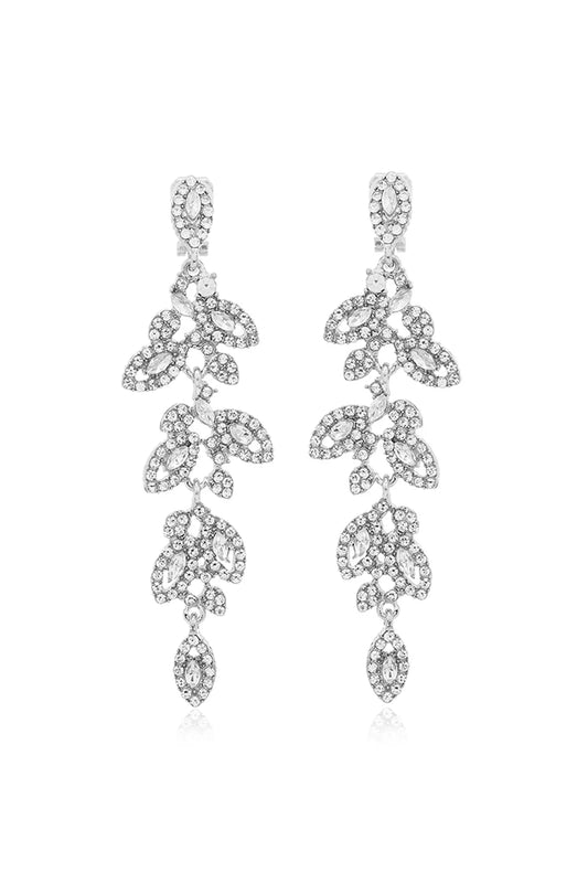 Erosa Silver Leaf Earrings