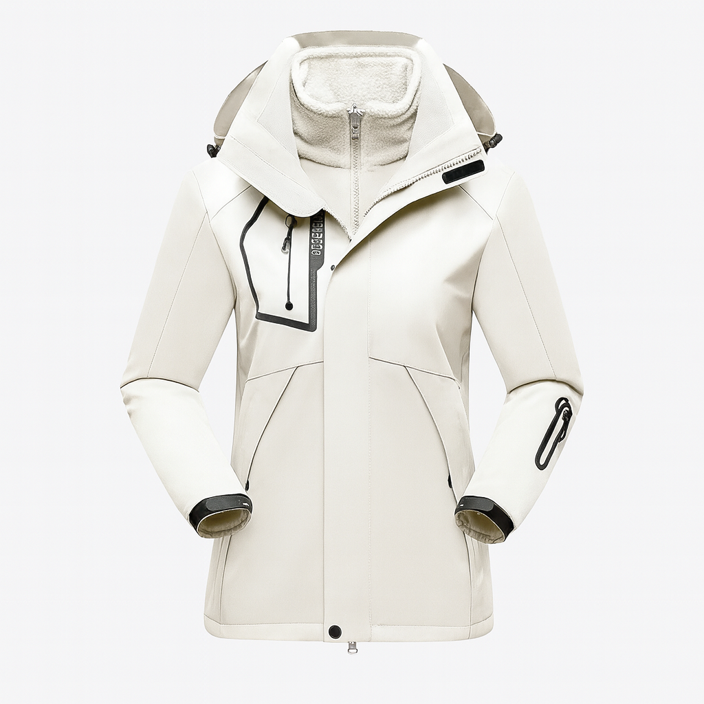 Kurtka narciarska damska DALIA – Funkcjonalny design – Regulowany kaptur