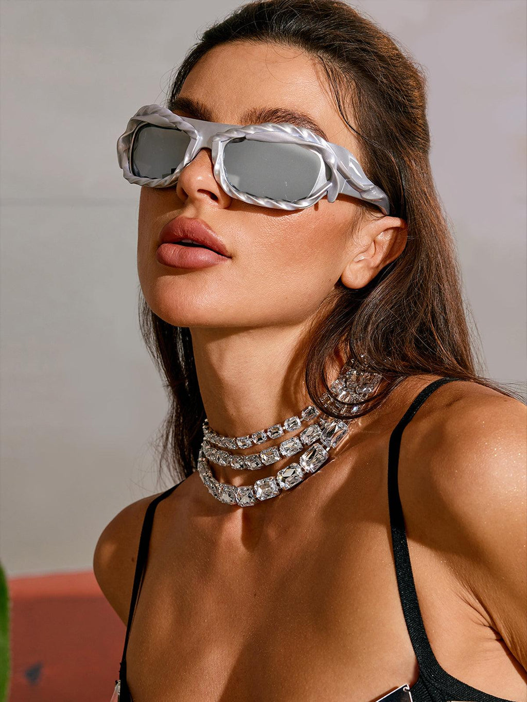 DALIA - Vered Ruched Sunglasses