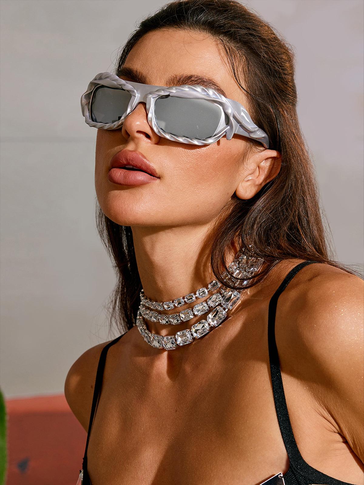 DALIA - Vered Ruched Sunglasses