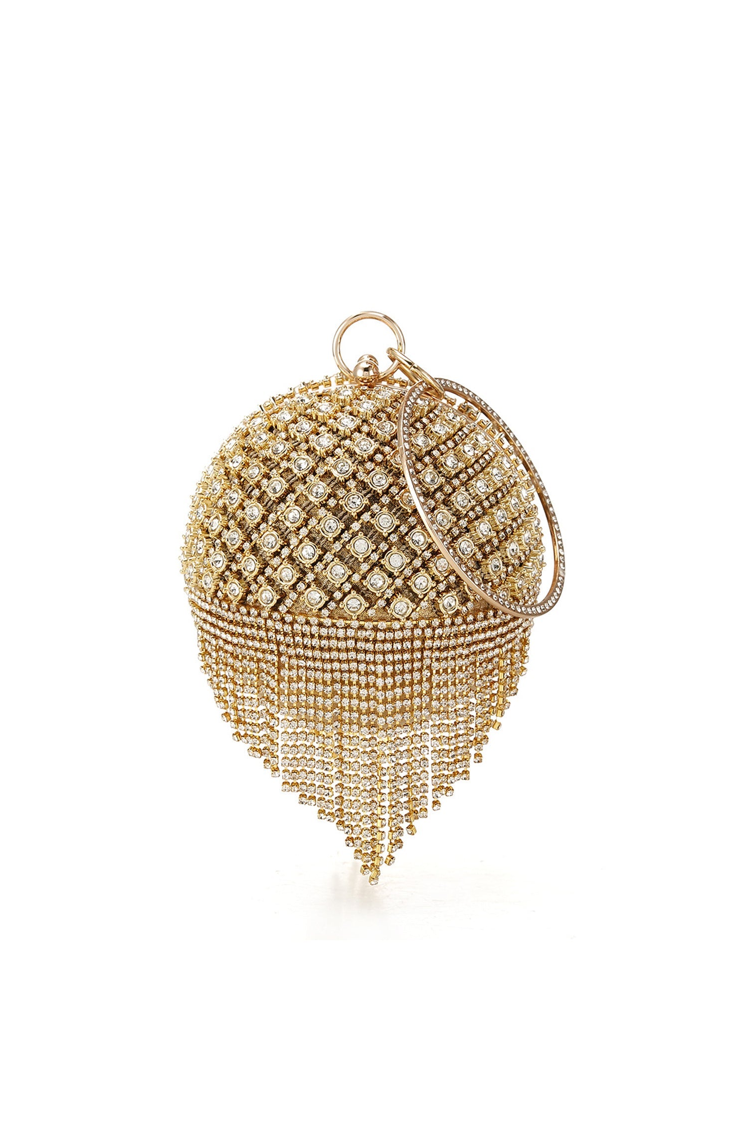 DALIA - Gold Round Ball Bag