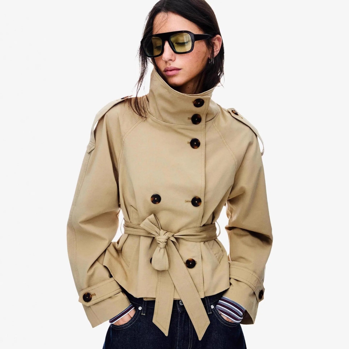 DALIA - Short Trench Coat