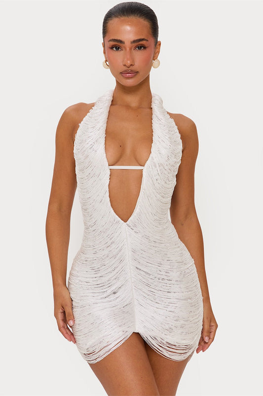 DALIA - Azari Dress White