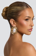 DALIA - Statement Earrings - Gold