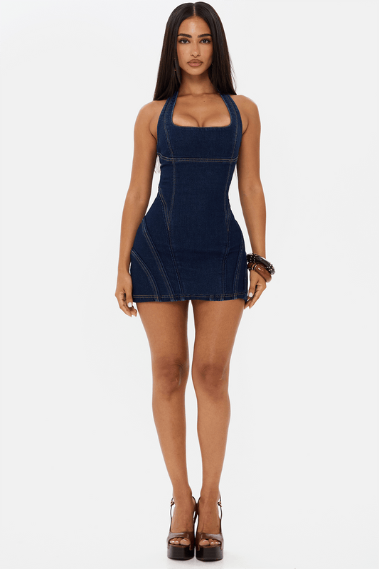 DALIA - Denim Mini Dress