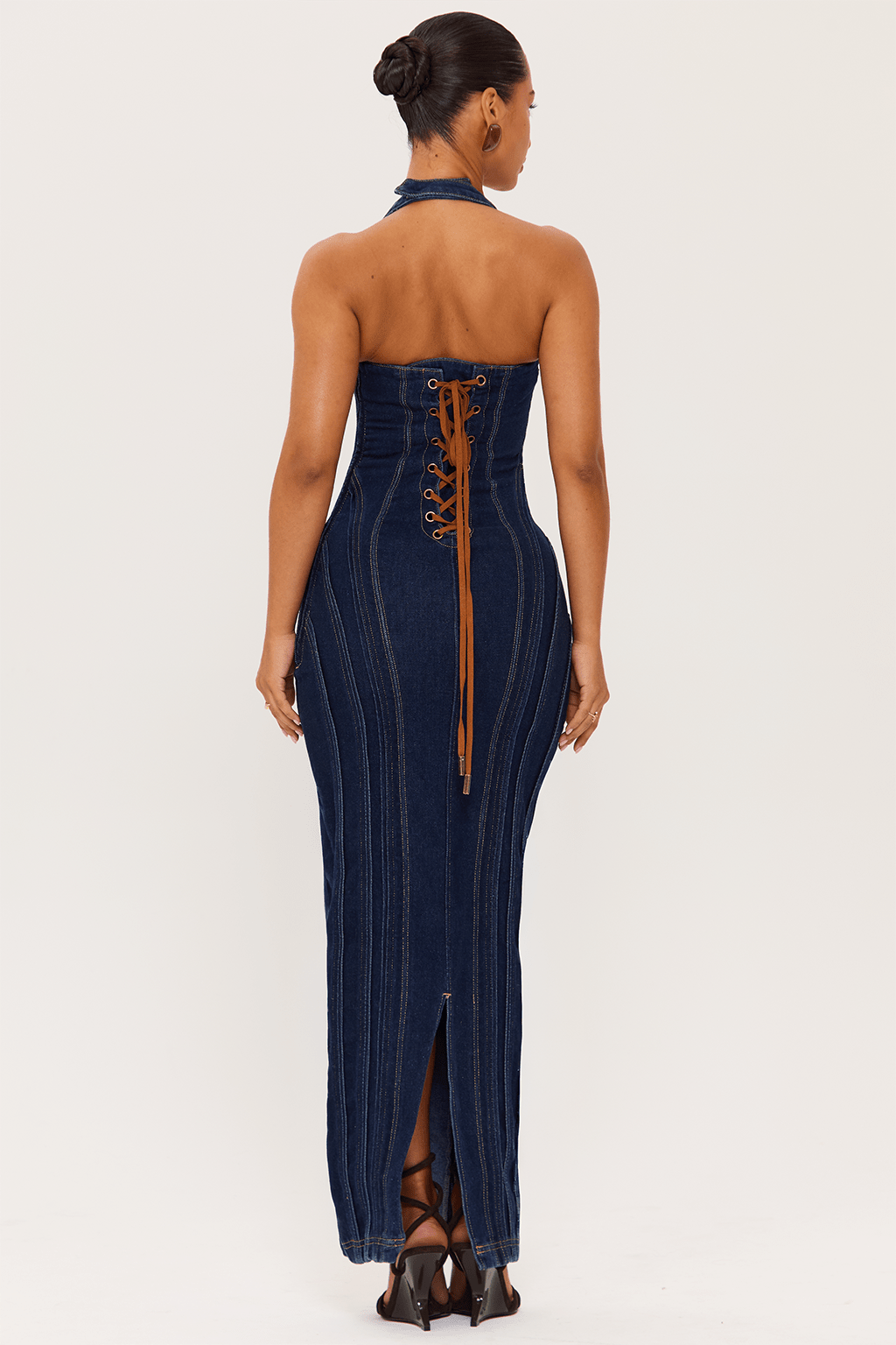 DALIA - Denim Maxi Dress