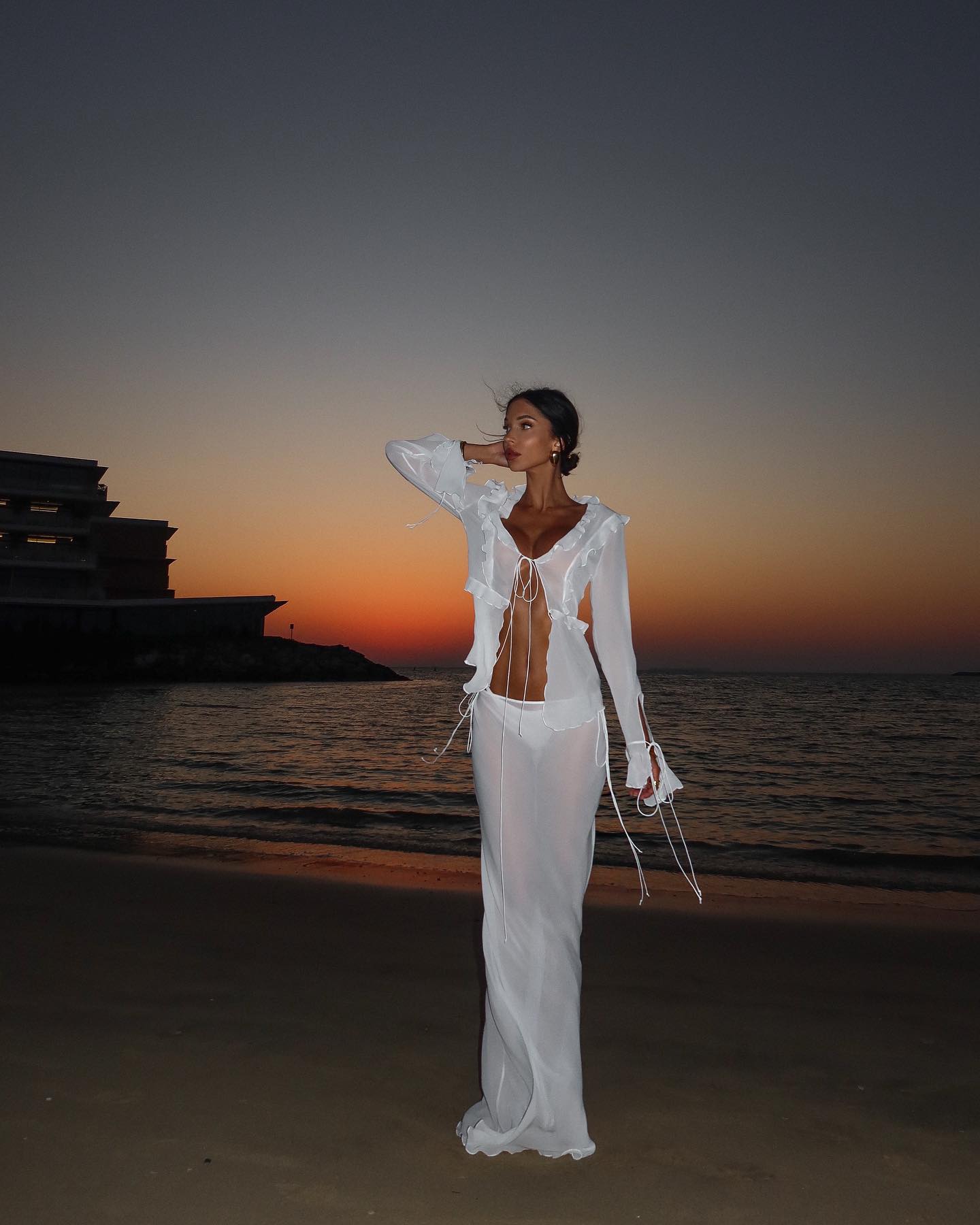 DALIA - Beach Two-Piece Set - White