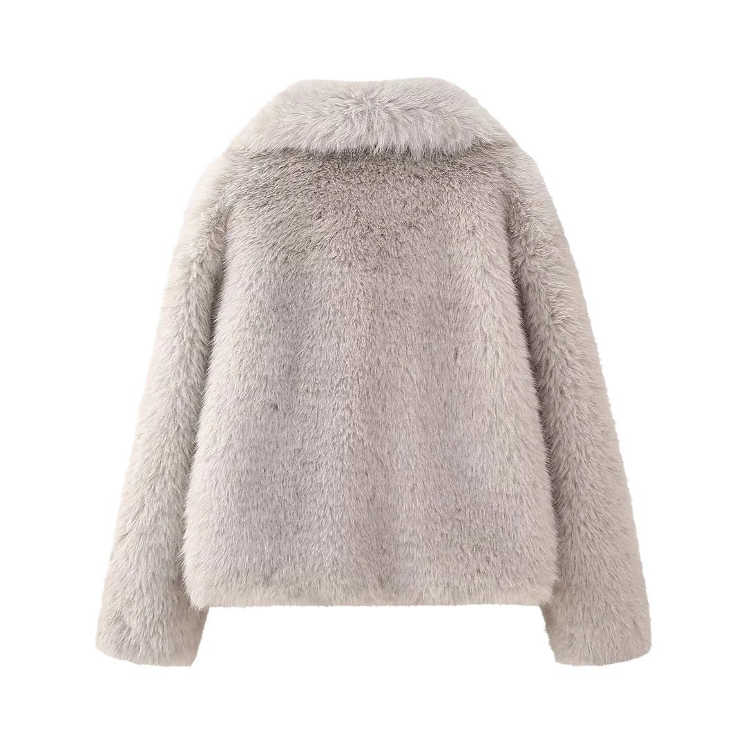 DALIA - Luxe Faux Fur Coat