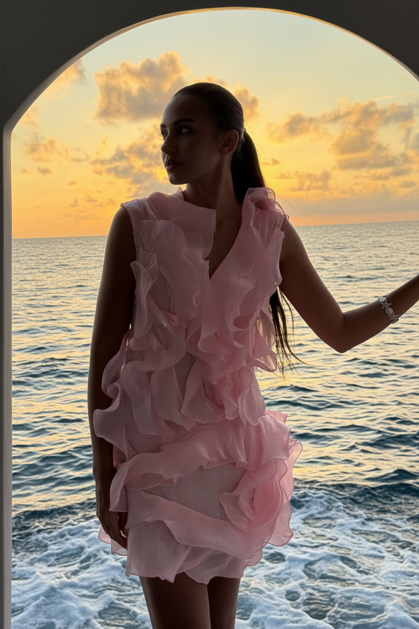 DALIA - Blush Summer Dress