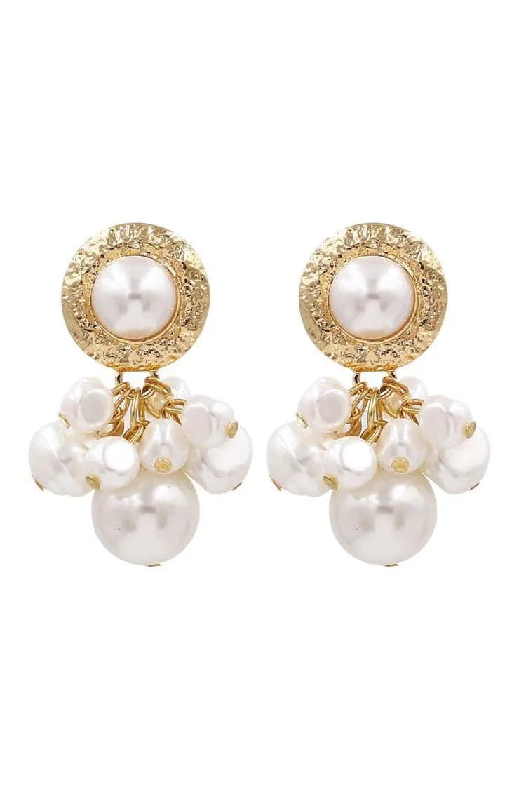 DALIA - Lyla Pearl Detail Earrings