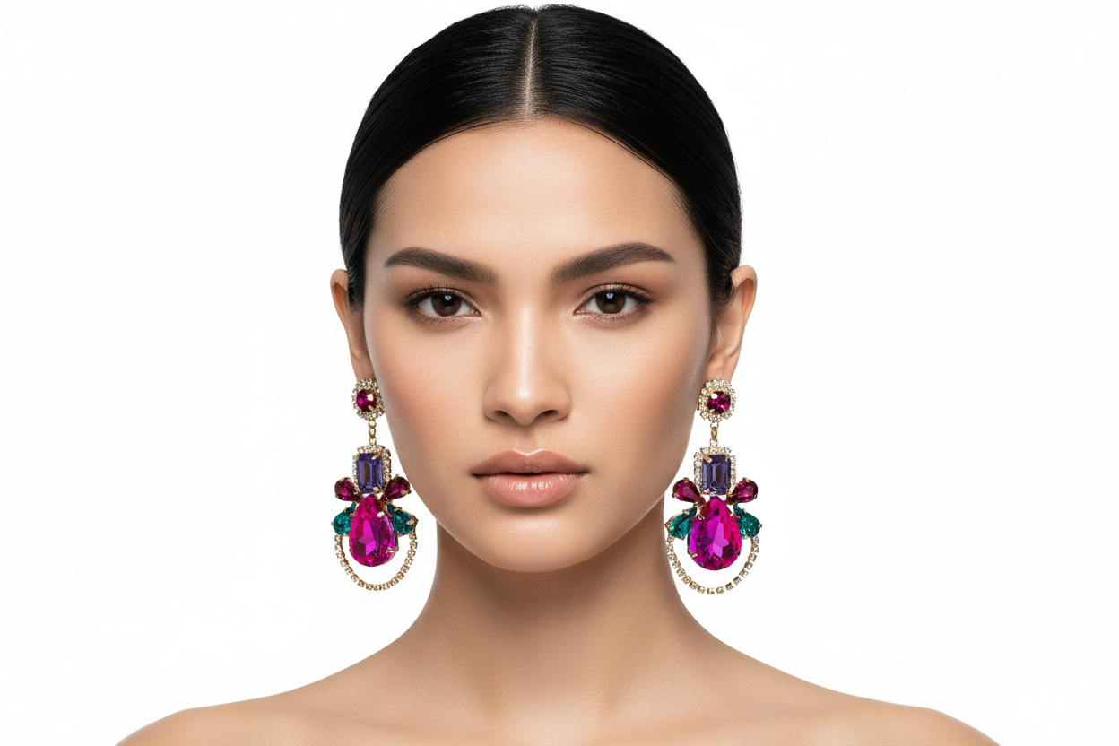 DALIA - Kolczyki z kamieniami szlachetnymi