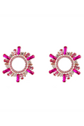DALIA - Crystal Hoop Earrings