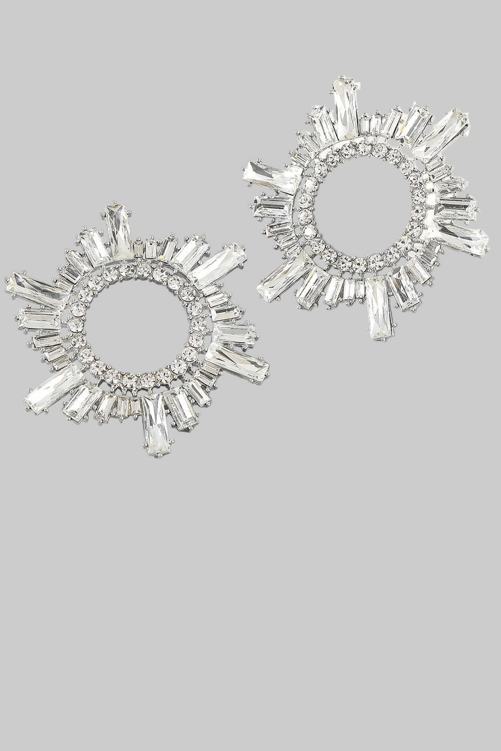 DALIA - Crystal Hoop Earrings