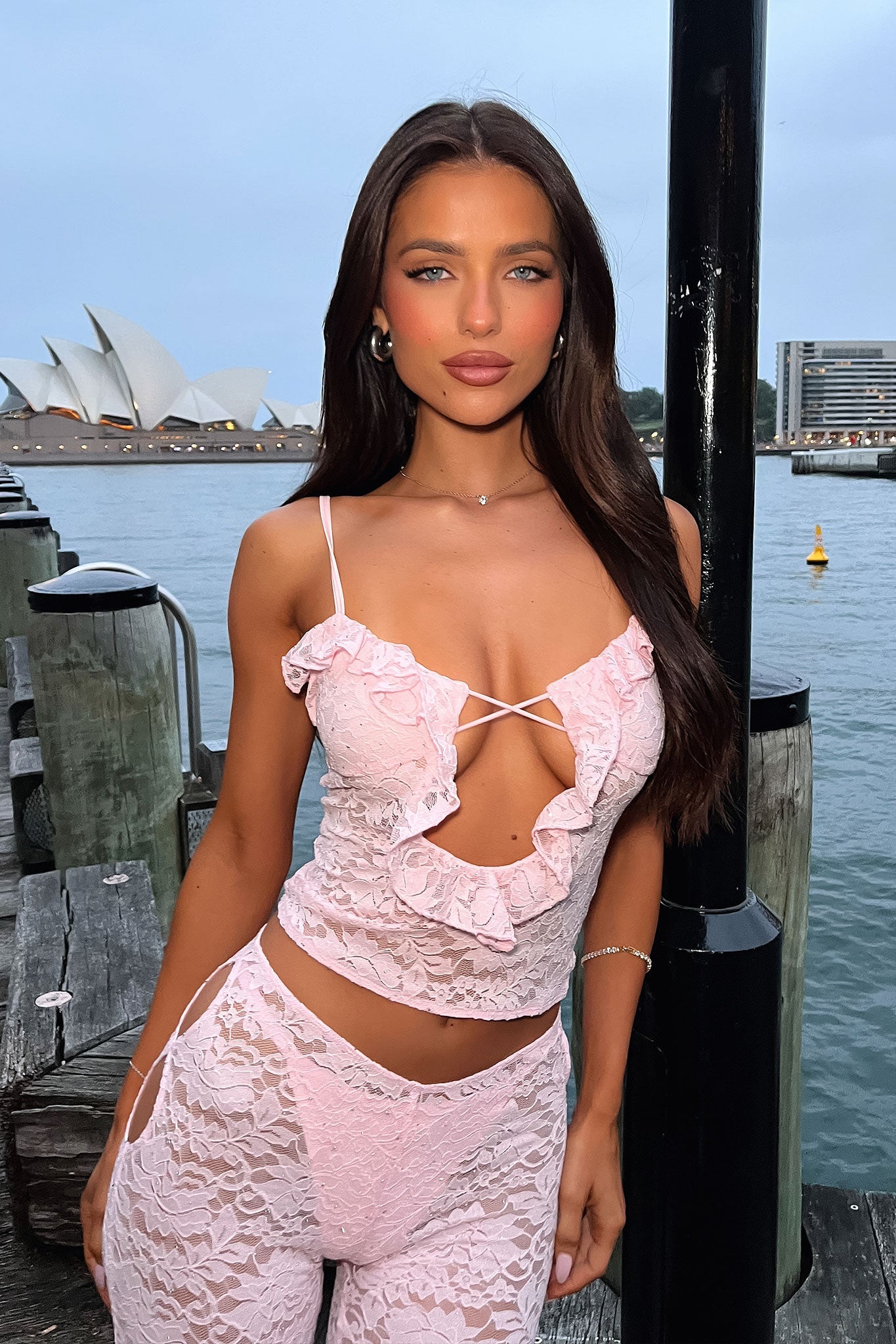 DALIA - Jada Top - Baby Pink