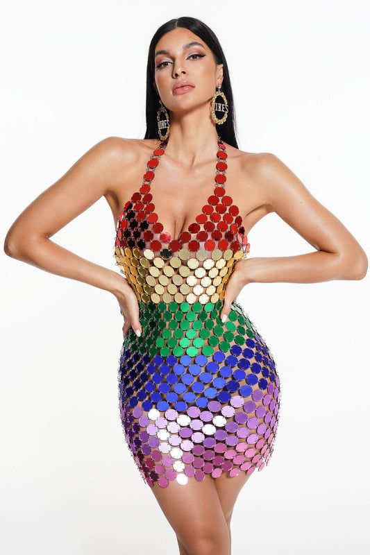 DALIA - Mirror Mini Dress