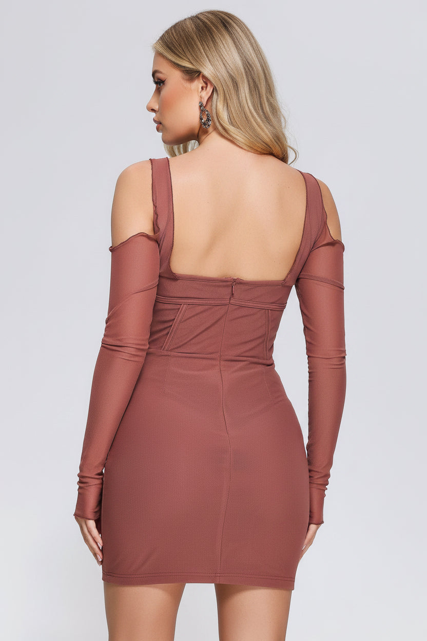 DALIA - Slare Mesh Mini Dress