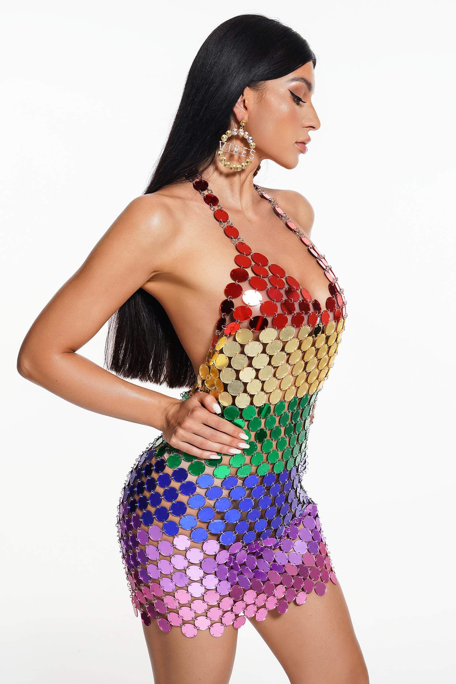 DALIA - Mirror Mini Dress