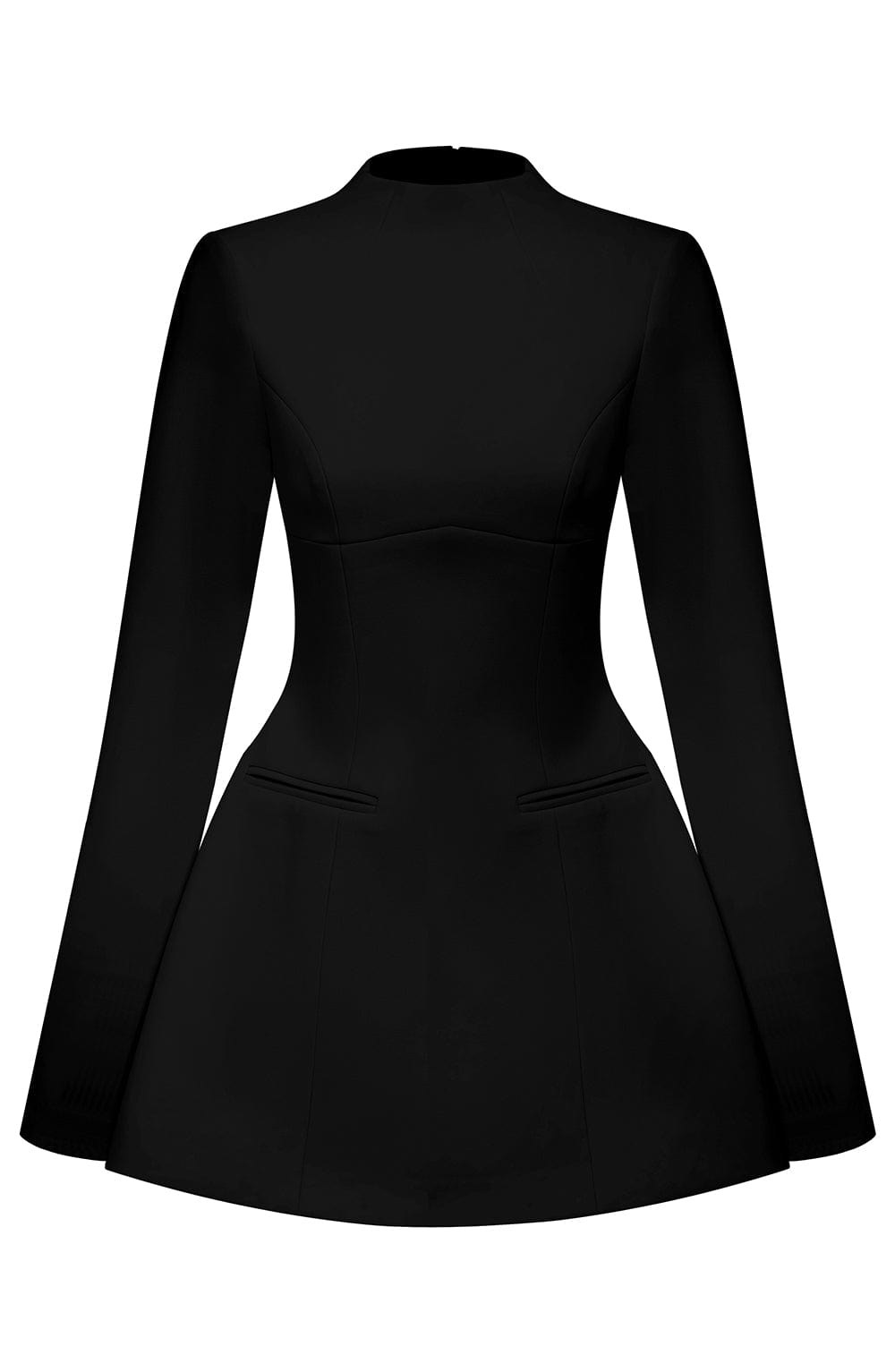 DALIA - Cute Mini Dress - Black