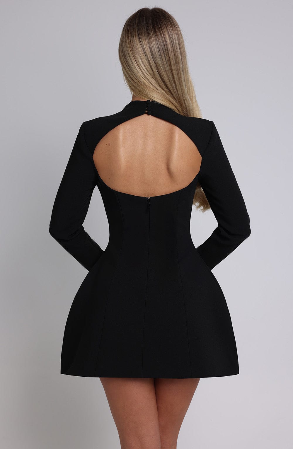 DALIA - Cute Mini Dress - Black