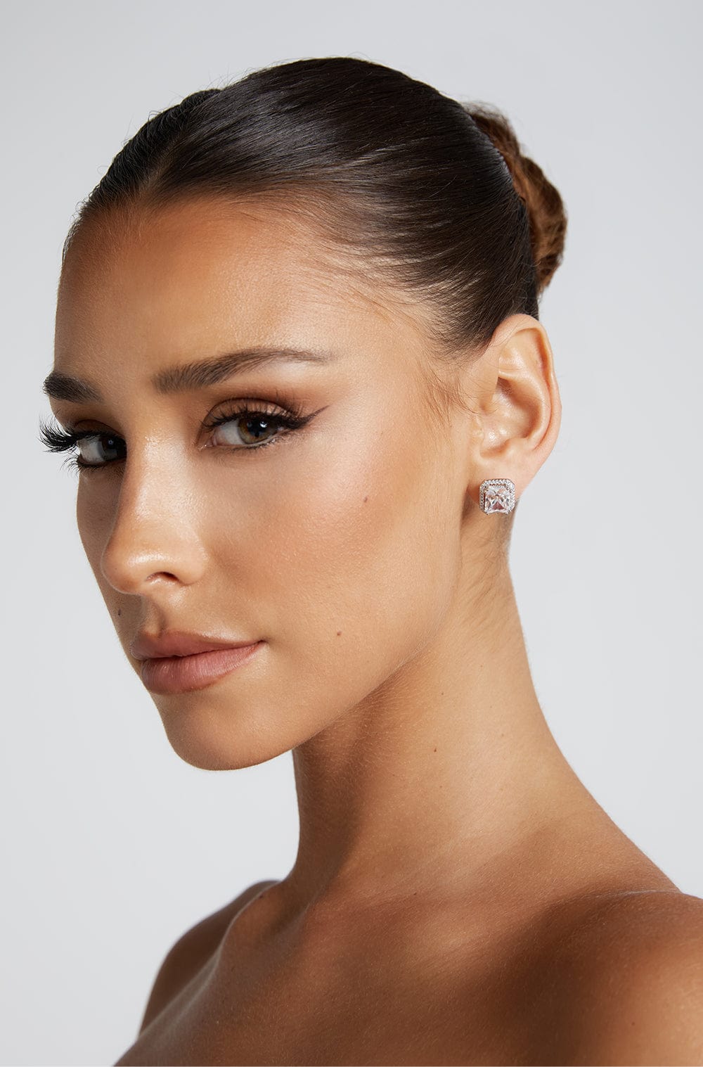 DALIA - Kolczyki diamentowe - Srebro