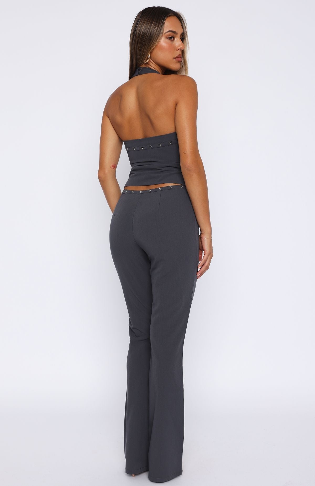 DALIA - Pants Charcoal