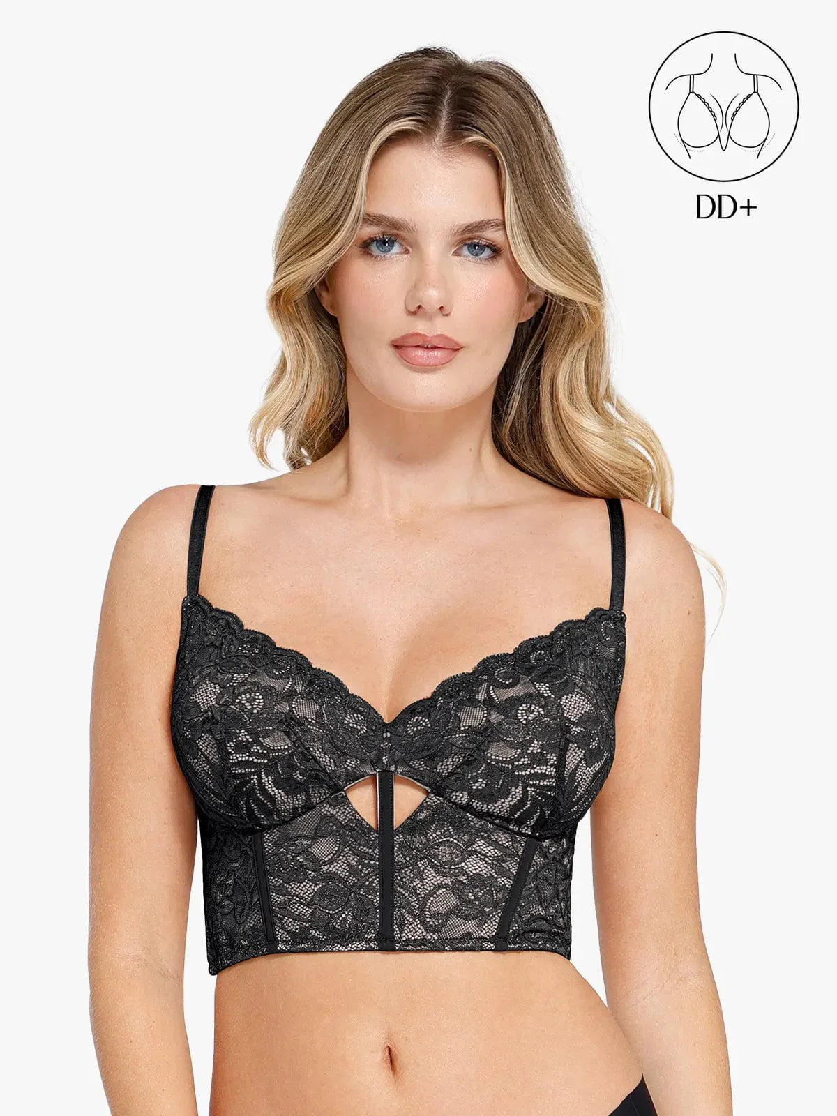 DALIA - Shapewear Lace Corset Bra or Slimming Midi Wrap Skirt