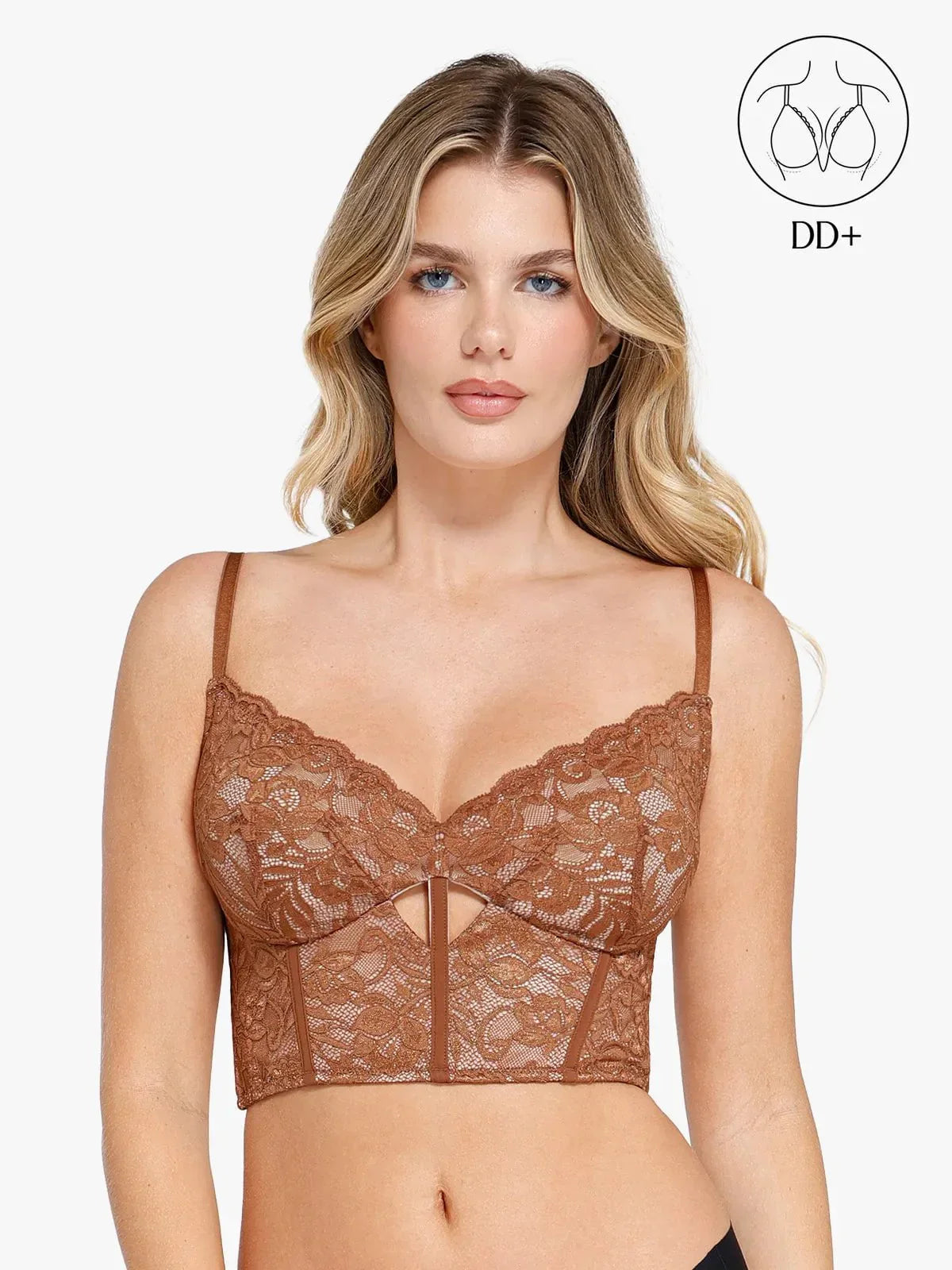 DALIA - Shapewear Lace Corset Bra or Slimming Midi Wrap Skirt