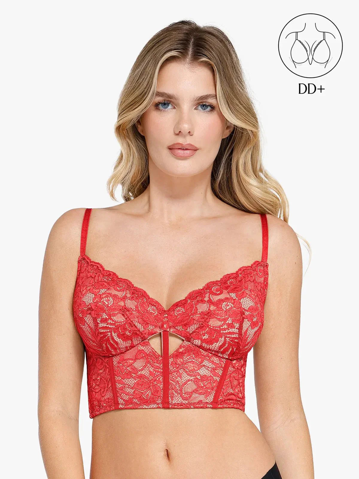 DALIA - Shapewear Lace Corset Bra or Slimming Midi Wrap Skirt
