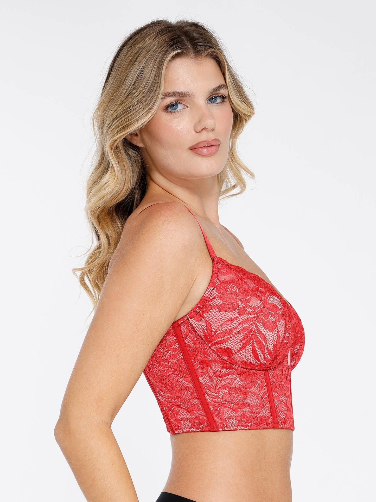 DALIA - Shapewear Lace Corset Bra or Slimming Midi Wrap Skirt