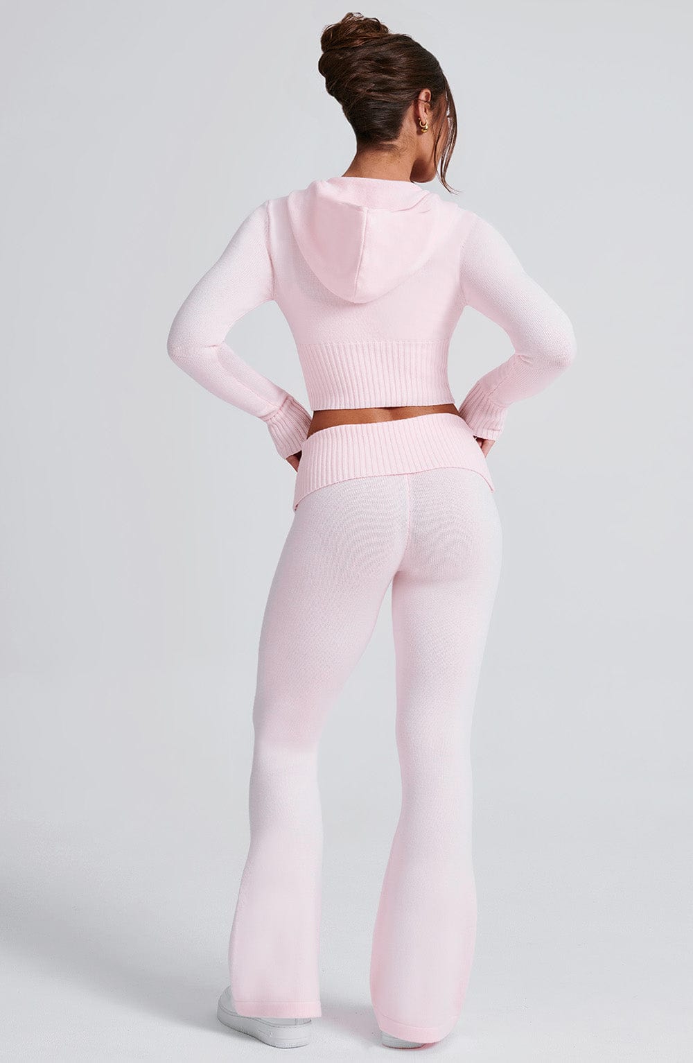 DALIA Knit Hoodie Set - Pink