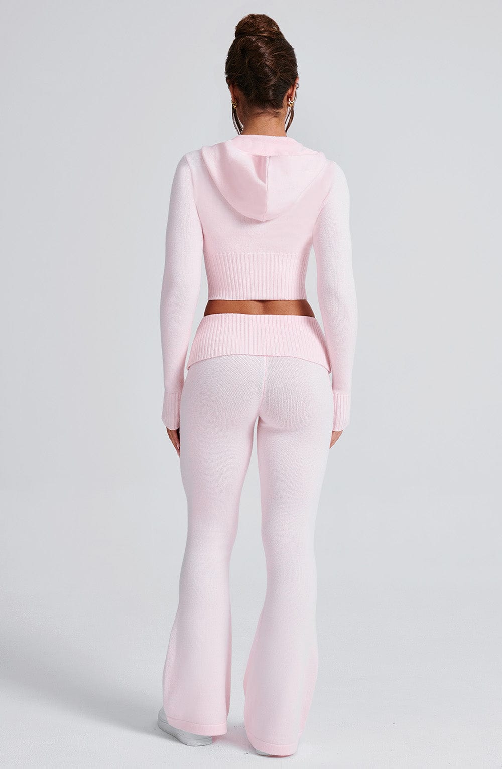 DALIA Knit Hoodie Set - Pink