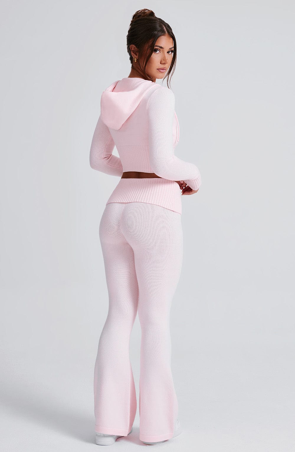 DALIA Knit Hoodie Set - Pink