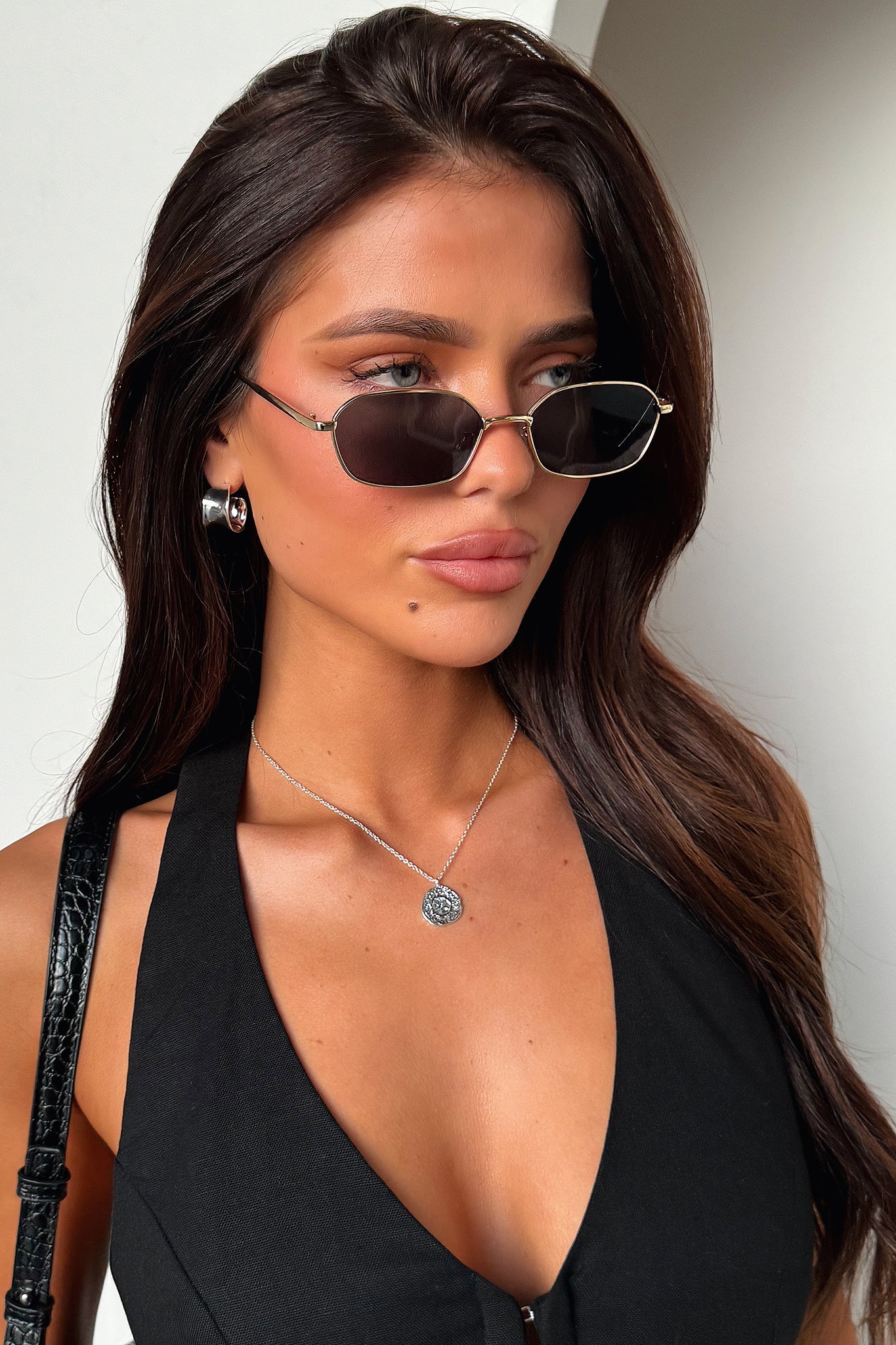 DALIA - Rhys Sunglasses - Gold/Black