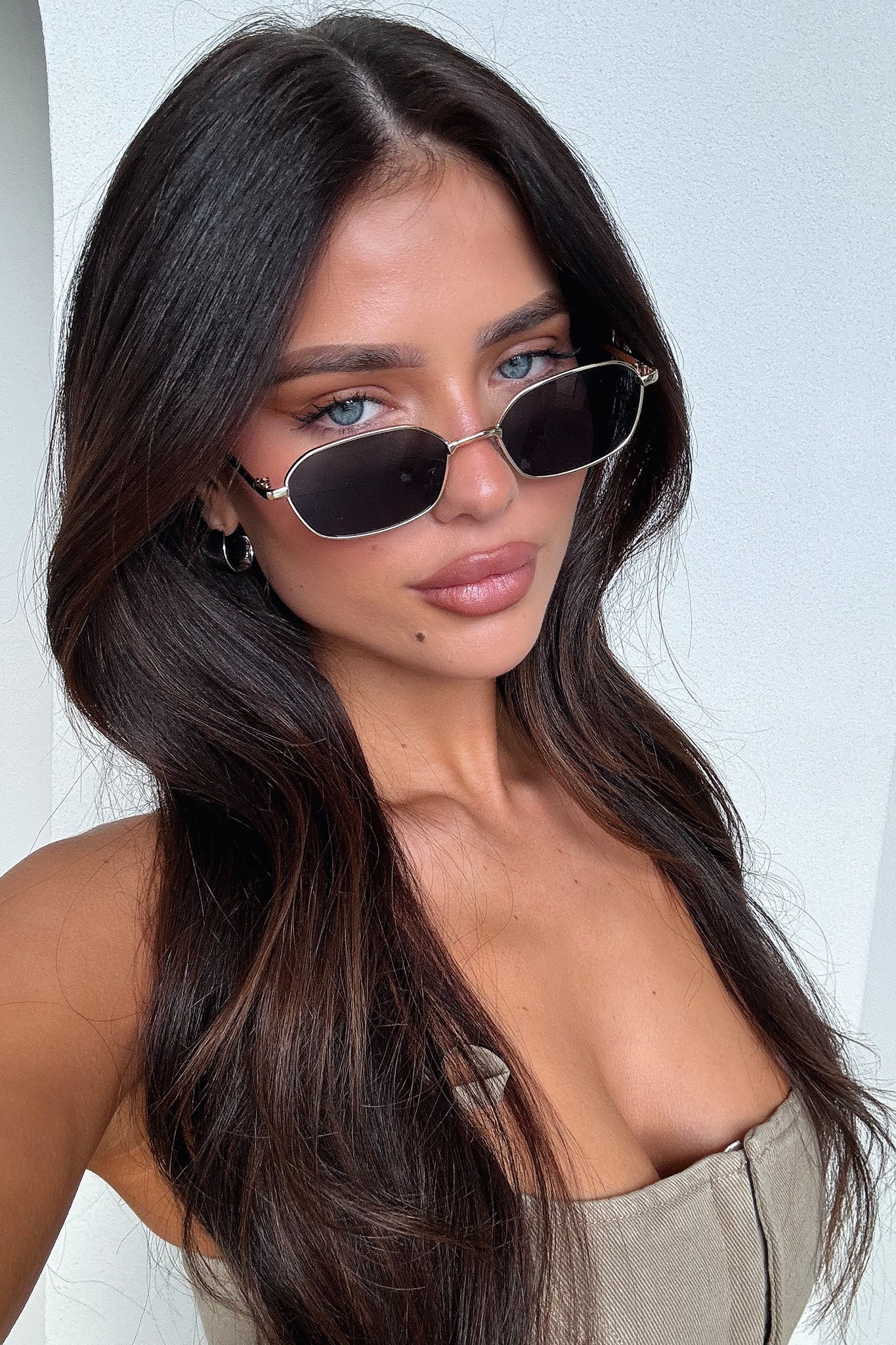 DALIA - Rhys Sunglasses - Gold/Black